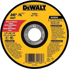 4 1/2 Cut off Wheel, Angle Grinder Cutting Disc, 5 Pack, Aluminum Oxide Abrasive