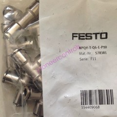 10PC new Festo NPQH-T-Q6-E-P10 578381 T-type quick-insert connector #YP1