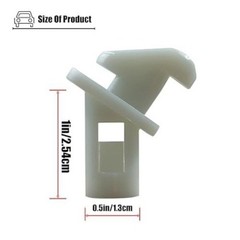 Hood Prop Rod Support Holder Clip Compatible with Crosstrek Impreza 2017 20White