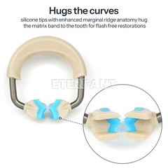 Dental Autoclavable Matrix Bands Rings Matrices Clip Clamp Titanium Fit Garrison