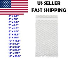 4×5.5 4×7.5 6×8.5 8×11.5 10×15.5 12×15.5 Bubble Out Bags Protective Wrap Pouches