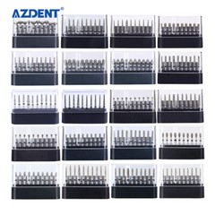 AZDENT Dental Super Coarse Diamond Burs Drills FG For High Speed Handpiece