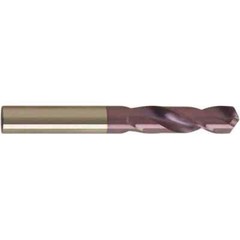 Guhring 9024630039100 Stub Drill Bit: 0.154″ Diam 118deg Solid Carbide Coated, R