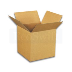 1-Box 4x4x4 EcoSwift Cardboard Packing Moving Shipping Box Corrugated Carton