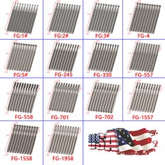 10-100 PCS Dental Lab Clinic Burs Shank Carbide Round Friction Grip FG Bur pa