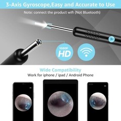 Ear Wax Removal Tool Cleaner with Camera and Led Lights with Built-in WiFi