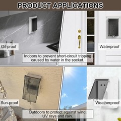 DBVC-1 Extra Duty 1-Gang Vertical Outdoor Outlet Cover for Dbvc-1-2pack