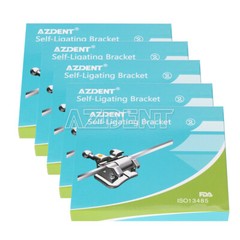 AZDENT Dental Ortho Brackets Brace Self-Ligating Active Mini Roth 022 Hooks 345
