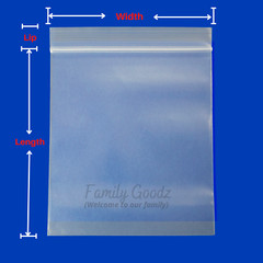 Clear Reclosable Zip Seal Top Bag Plastic 2 Mil Lock Bags Jewelry Zip Baggie