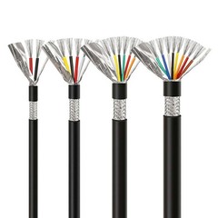 Flexible 2-25 Cores Multi Core 22/24/26AWG Shielded Wire Cable PVC Copper Tinned