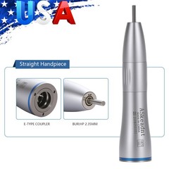 Internal Water Dental Slow Low Speed Handpiece Straight Nosecone 1:1 Ratio