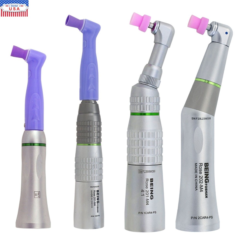 BEING Dental Prophy Handpiece Straight Attachment Contra Angle 4:1 Fit KaVo NSK