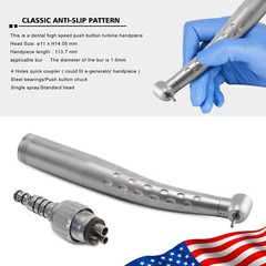 USA Dental High Speed Turbine Handpiece Standard w/ 4 Hole Quick Coupling GB4