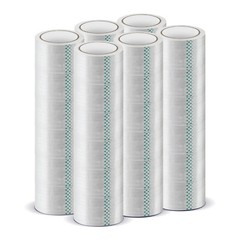36 Rolls Heavy Duty Clear Packaging Tape w/ 2.36″ Wide Total 2360 Yards 1.77 MIL