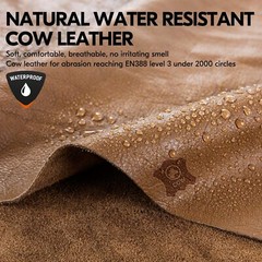 0c/32f Winter Pig Leather Work Gloves Cold Weather Waterproof Safety Work Gloves