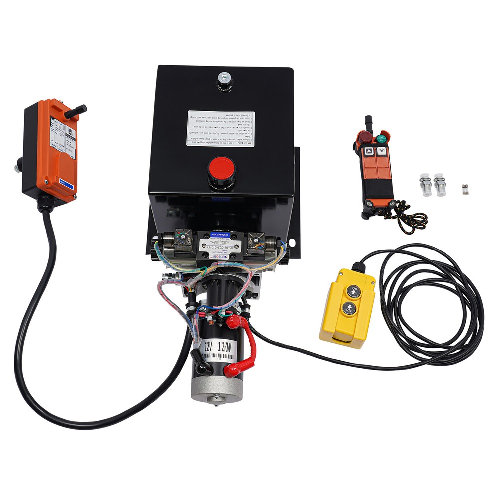 8QT Double Acting Hydraulic Pump with Wireless Remote Control – 12V DC