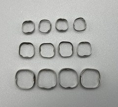 4Pcs/ Dental Orthodontic 1ST Molar Plain Bands Without Tube Roth 022 #29-44+