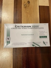 Henry Schein Criterion N200 Powder Free Nitrile Exam Gloves Size Large 200 Ct
