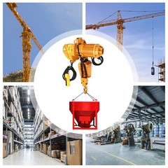 110V 1.6KW 2204LBS 1Ton Electric Chain Hoist Single Phase Hoist Crane 10FT Chain