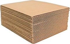 200 7.5×7.5 Cardboard Corrugated Pads Inserts 45 RPM Filler Sheet 7.5 x 7.5