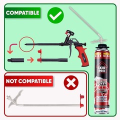 Mega Size Spray Foam Insulation Can (18×30 oz. / 850 g) Expanding Sealant