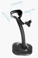 1D/2D Barcode Scanner Stand Goose Neck Hands Free Angel & Height Adjustable