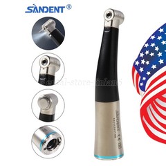 Dental 1:1 Fiber Optic Contra Angle Internal Spray / Diamond Polishing Wheels US