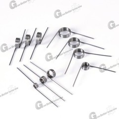 Torsion Spring 3-9 Coil (10 pcs), 0.8mm Wire dia, 5 ~ 10mm OD, Left spring Steel