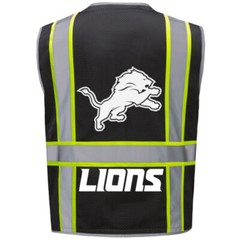 🏈🦺DETROIT LIONS REFLECTIVE SAFETY PPE VEST W/REFLECTIVE LOGO M/L/XL/2X/3X/4XL
