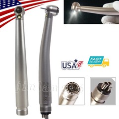 Pieza de mano LED turbina alta velocidad fibra óptica dental estilo NSK 2/4HOLES
