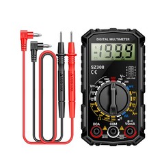 LCD Digital Multimeter with Buzzer for Continuity AC DC Voltage Current Testing
