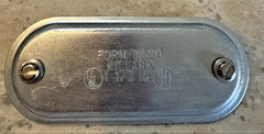 New Killark Form 7 570 Steel Conduit Body Covers 1-1/2″ “Rain Tight” OEM NEW!