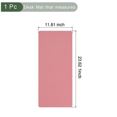 Desk Mat Protector PVC Non Slip Laptop Pad Writing Mat (Pink 23.62×11.81 Inch)