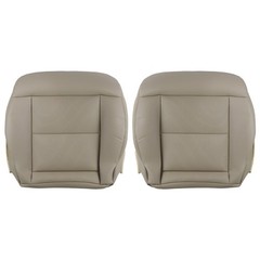 Tan Microfiber Leather Front Bottom Seat Covers Mercedes E200E250E300E350 14-16