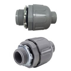 Box of 1 1/2″ Non-Metallic Liquid Tight Electrical Conduit Straight Fittings
