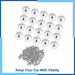 7.9 mm Bearing Ball Bearing Steel G100 Precision Ball Silver Tone 100Pcs
