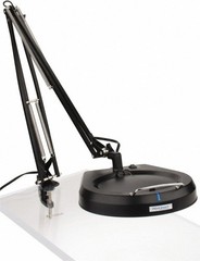 WorkSmart Task Light Fluorescent, 50″ Reach, Swing Arm, Clamp-On, Black LTS131AE