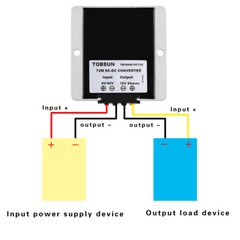 DC 8V-40V to DC 12V 6A 72W Power Converter Voltage Regulator Step Down Converter