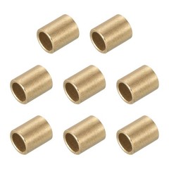 8Pack mm Bore x 10mm OD x 10mm Length Sleeve Bearings Gold Tone]