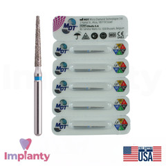 MDT Dental Flat End Taper FG Diamond Burs 173 Crown Preparation Restorative