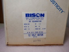 BISON 011-300-9130 D.C. GEAR MOTOR