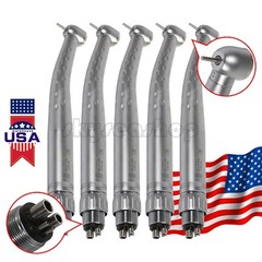 5 Packs Dental High Speed Handpiece Spray with 4 Holes Quick Coupler Swivel