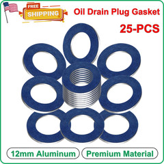 25-PCS M12 Oil Drain Plug Gasket Washer Crush Seal 90430-12031 Fits Toyota/Lexus