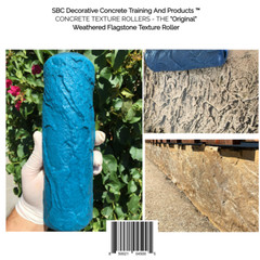 Concrete Texture Rollers, The “Original SBC” Weathered Flagstone Concrete Roller