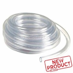 100 Feet Clear Plastic Tubing 1/4″ ID x 3/8″ OD Flexible Roll PVC Tube NEW