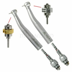 Dental fibra óptica LED Pieza de mano High Speed Fit Quick Coupler 4/6Hole