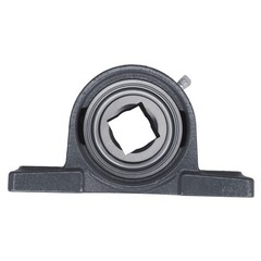 For Tufline TPBT60 GW208PPB5-P 1-1/8″ Square Disc Pillow Block Bearing