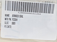HAMWORTHY H72758/1 Y22241 BONDED SEAL LOT OF 2 PCS NEW FAST SHIPPING