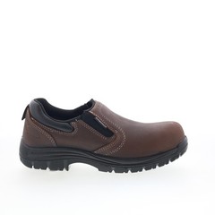 Avenger Foreman Slip-On Composite Toe A7108 Mens Brown Work & Safety Shoes