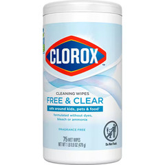 75-Count Free & Clear Compostable All-Purpose Cleaning Wipes